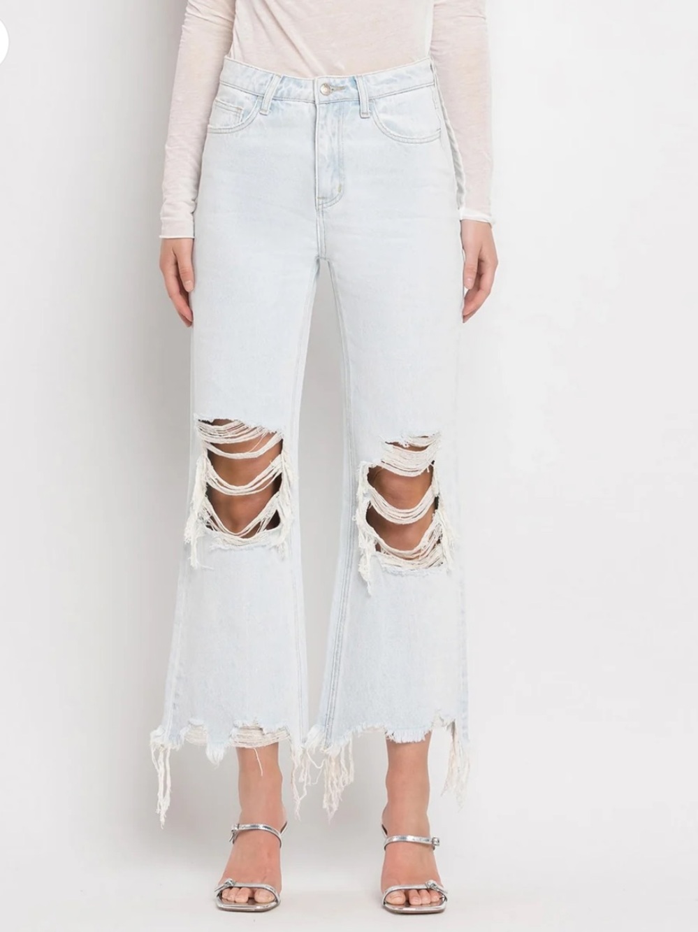 NWT Vervet 90s Vintage Super High Rise Crop Flare in Nashville Moon Women’s 26